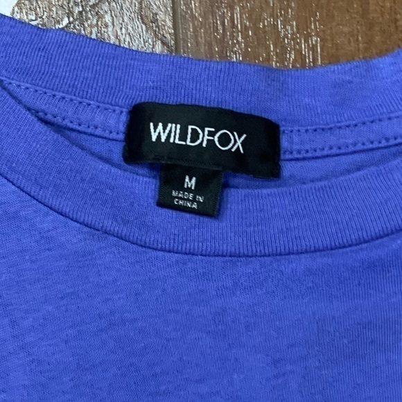 𝅺🍹WILDFOX Violet Blue Happy Hour Shirt 🍹 - Picture 4 of 6